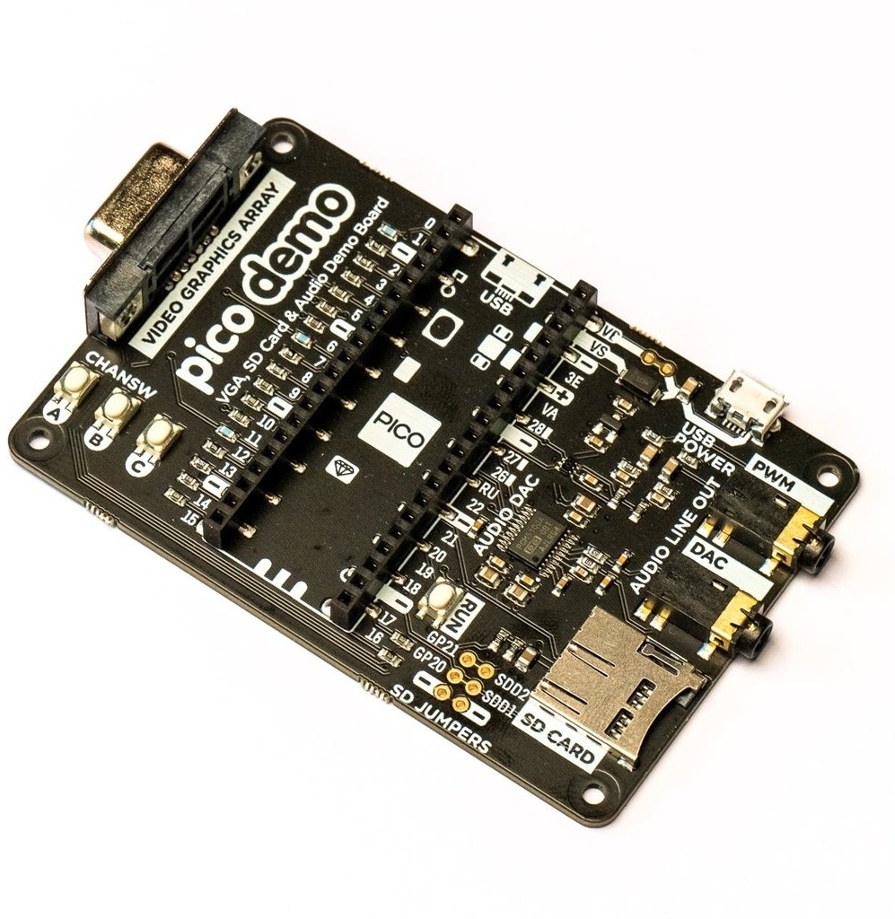 Raspberry Pi PiMoroni Pimoroni Pico VGA Demo Base - rozszerzenie audio/wideo do Pico - Pimoroni PIM553 PIM-19763