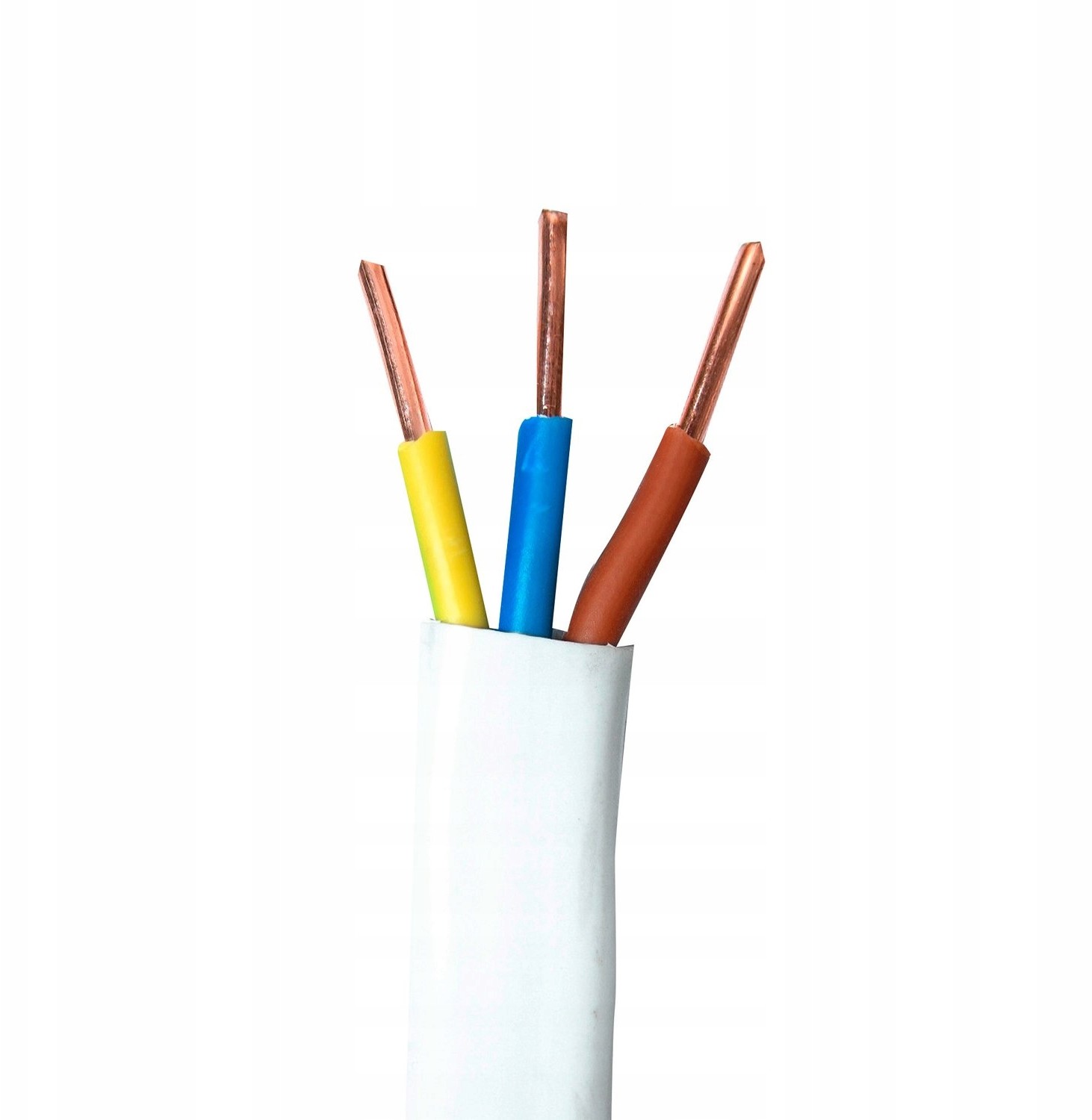 Conotech Kabel YDYp 3x1,5mm 450/750V Biały 1MB