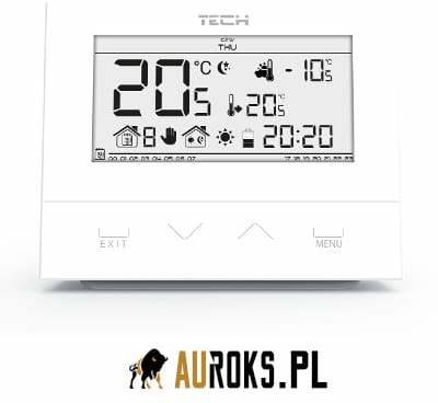 LEDart TECH STEROWNIKI TECH POKOJOWY DWUSTANOWY ST-292 V2 BEZPRZEWODOWY BIAŁY TECH ST 292 V2 BIAŁY