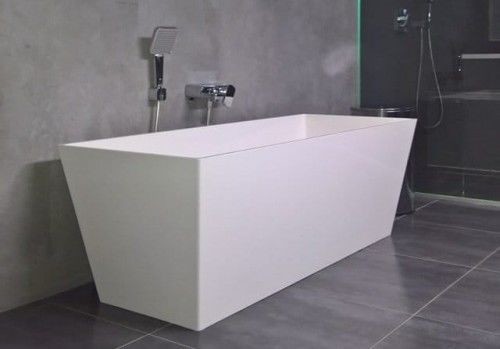 Gelco Wanna wolnostojąca 159x65x55 cm kompozyt biała + syfon nóżki GVKV1590