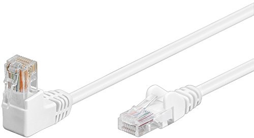 Goobay Cat 5  0500 u/UTP (1 X 90 °) White 5 m Cat 5e netzwer 94166