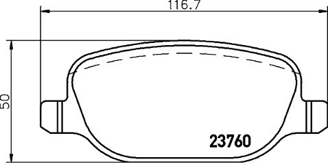 Mintex Zestaw klocków hamulcowych, hamulce tarczowe MDB2624