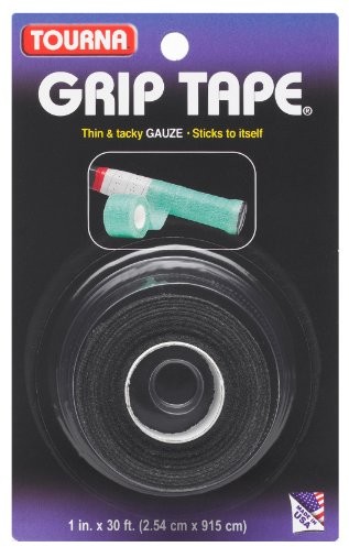 Tourna Unique tourna Tennis Racquet over Grip Gauze Tape 1 inch X 30 Feet-badminton New GT-BK