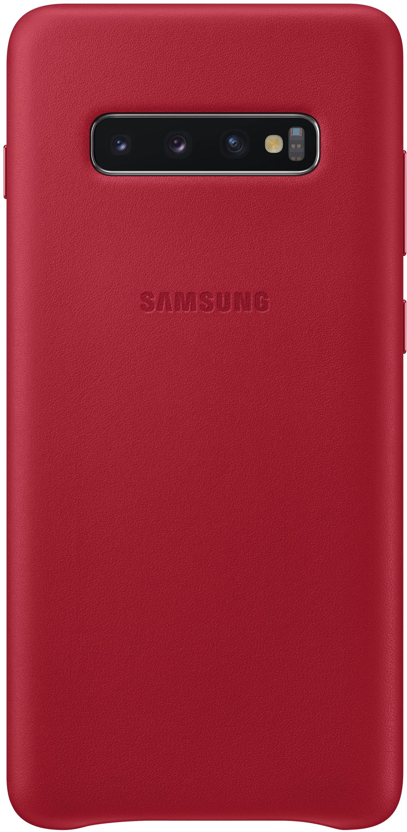 Samsung Etui Leather Cover do Galaxy S10+ Czerwony EF-VG975LREGWW