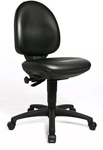 Topstar 72250d10 TEC 50, krzesło biurowe obrotowe, sztuczna skóra, czarny 72250D10