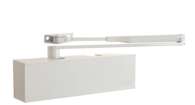 Dorma Dormakaba Samozamykacz TS 71 z ramieniem EN 3/4 biały (skrzydło do 80 kg ,max.szer.1100 mm )