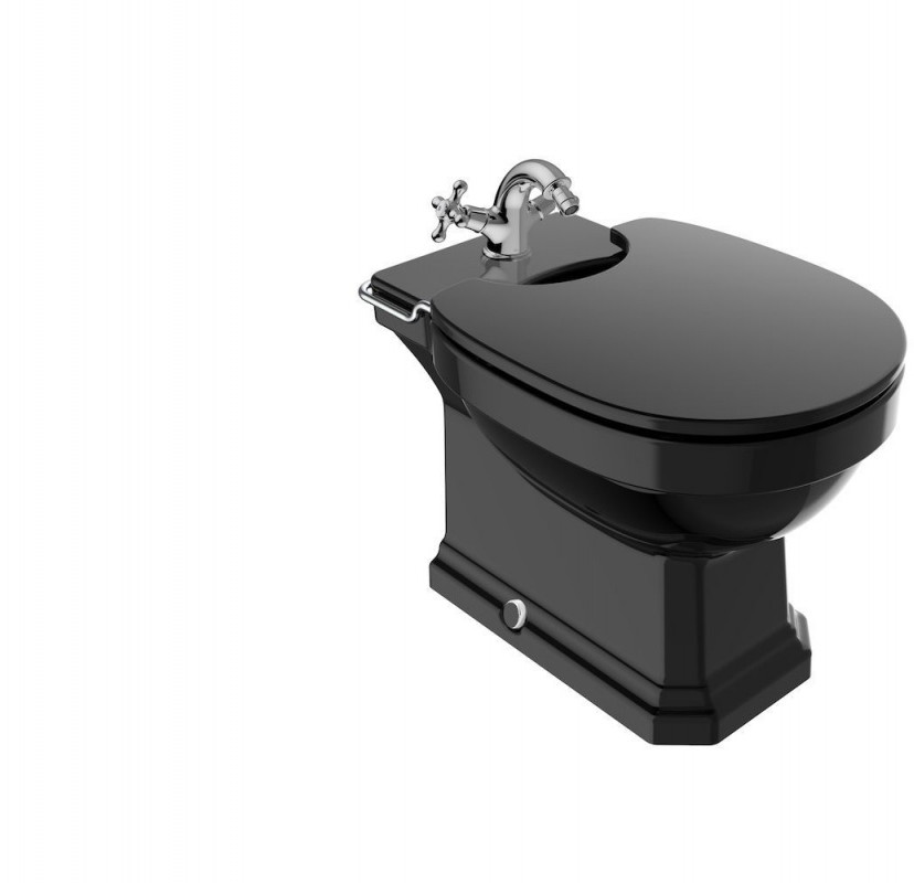 Roca Carmen Black Bidet stojący 56x37 cm czarny połysk A3570A4560