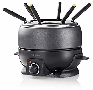 NEDIS Nedis FCFO110EBK6 zestaw do fondue, 6 osób, 2,3 l