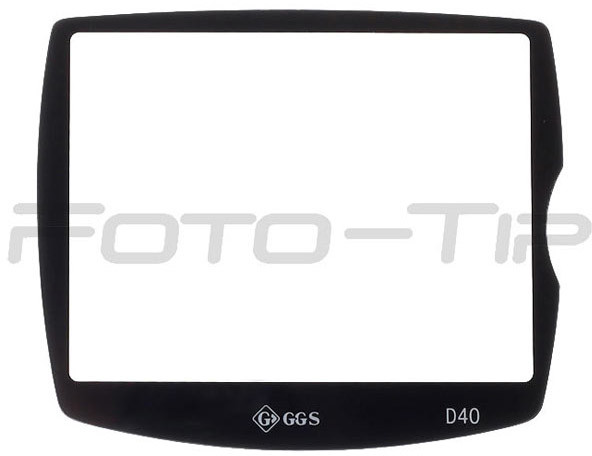 Ggs osłona LCD dedykowana do Nikona D40/D60 szkło hartowane 1254