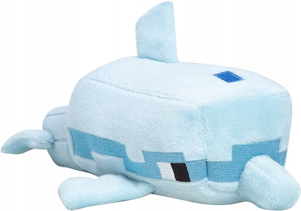 Minecraft Delfin Pluszak Maskotka Figurka Steve