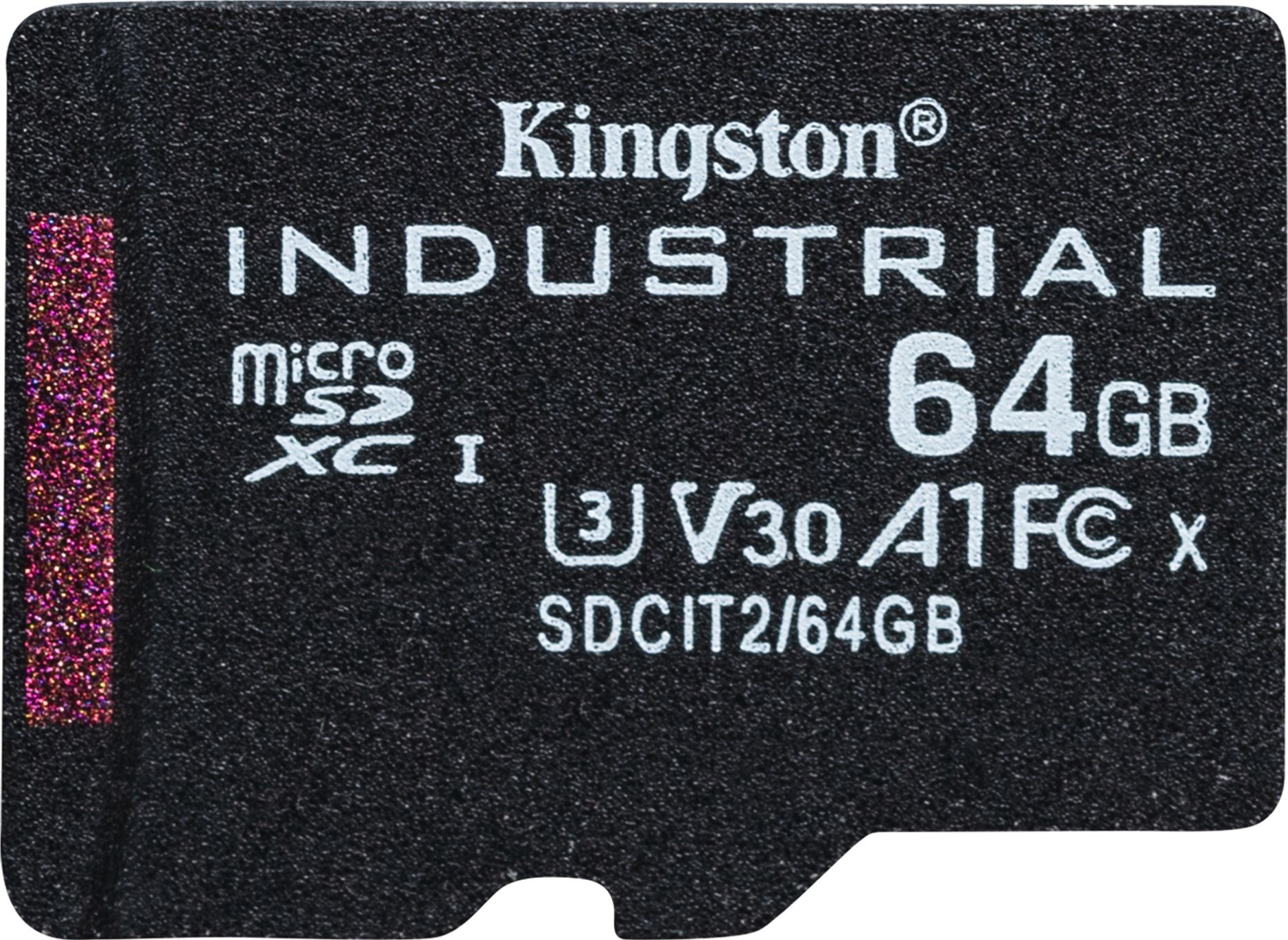 Kingston Industrial MicroSDXC 64GB UHS-I/U3 A1 V30 SDCIT2/64GB SDCIT2/64GB