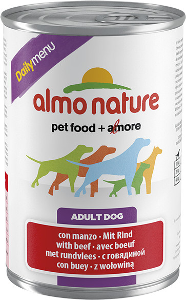 Almo Nature Daily Menu Dog Wołowina puszka 6x400g