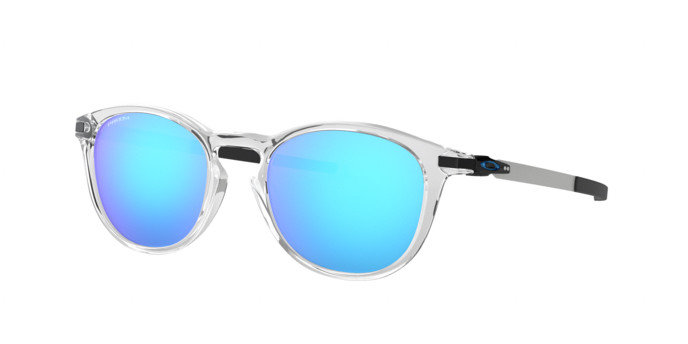 Oakley okulary przeciwsłoneczne PITCHMAN R OO 9439 POLISHED CLEAR/PRIZM SAPPHIRE IRIDIUM okulary męskie Pitchman R 943904