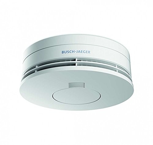 Busch-Jaeger Busch alarm dymowy, profesjonalna autonomiczna czujka dymu wyposażona w alarm akustyczny, zasilana z baterii litowej