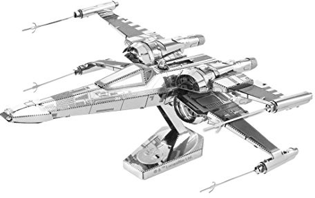 Metal Earth Fascinations MMS269 - 502665, Star Wars Poe Dameron's X-Wing Fighter, zabawka konstrukcyjna, 2 metalowe płytki, od 14 lat