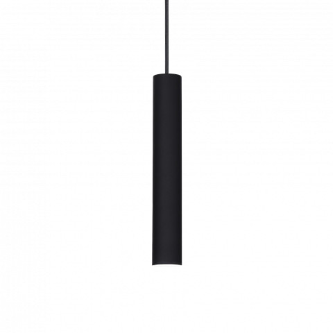 Ideal Lux Lampa wisząca Tube SP1 Small 211466 nowoczesna oprawa w kolorze czarnym 211466