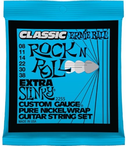 Ernie Ball Classic Pure Nickel Rock N Roll electric Guitar Strings 2255
