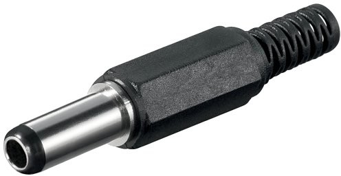 Unbekannt Wtyk DC z otworem zabezpieczenie przed zagięciem, 2, 5 X 5,5 MM, 1 szt. 11123