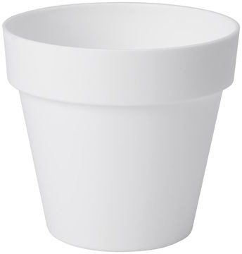 Form-Plastic Doniczka plastikowa 25 cm biała IBIZA