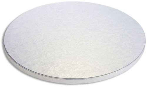 Städter 900011 patera na tort, tektura, średnica 250 MM, perłowo-biały, 25 x 25 x 25 cm 900011