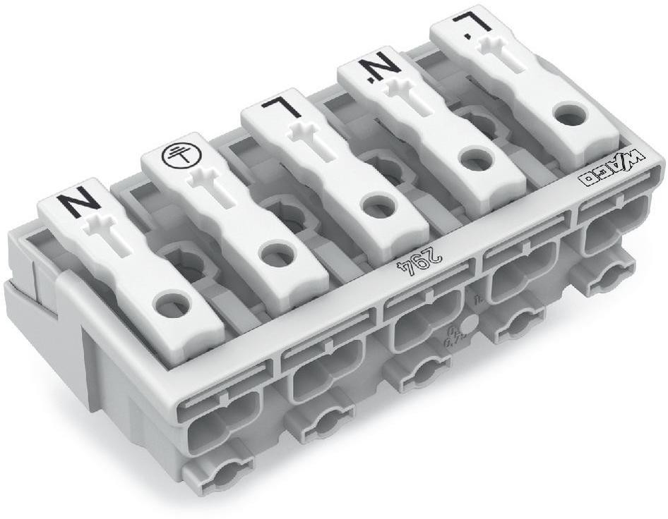 WAGO Złącze zasilające WAGO 294-4005 0.5-1.5 mm Ilość PIN 5 250 szt biały