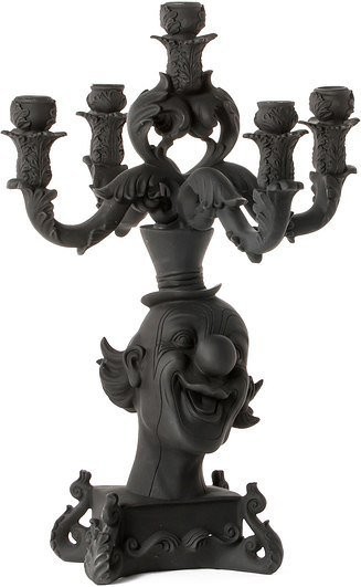 Seletti Świecznik Burlesque Clown czarny 14872 ner