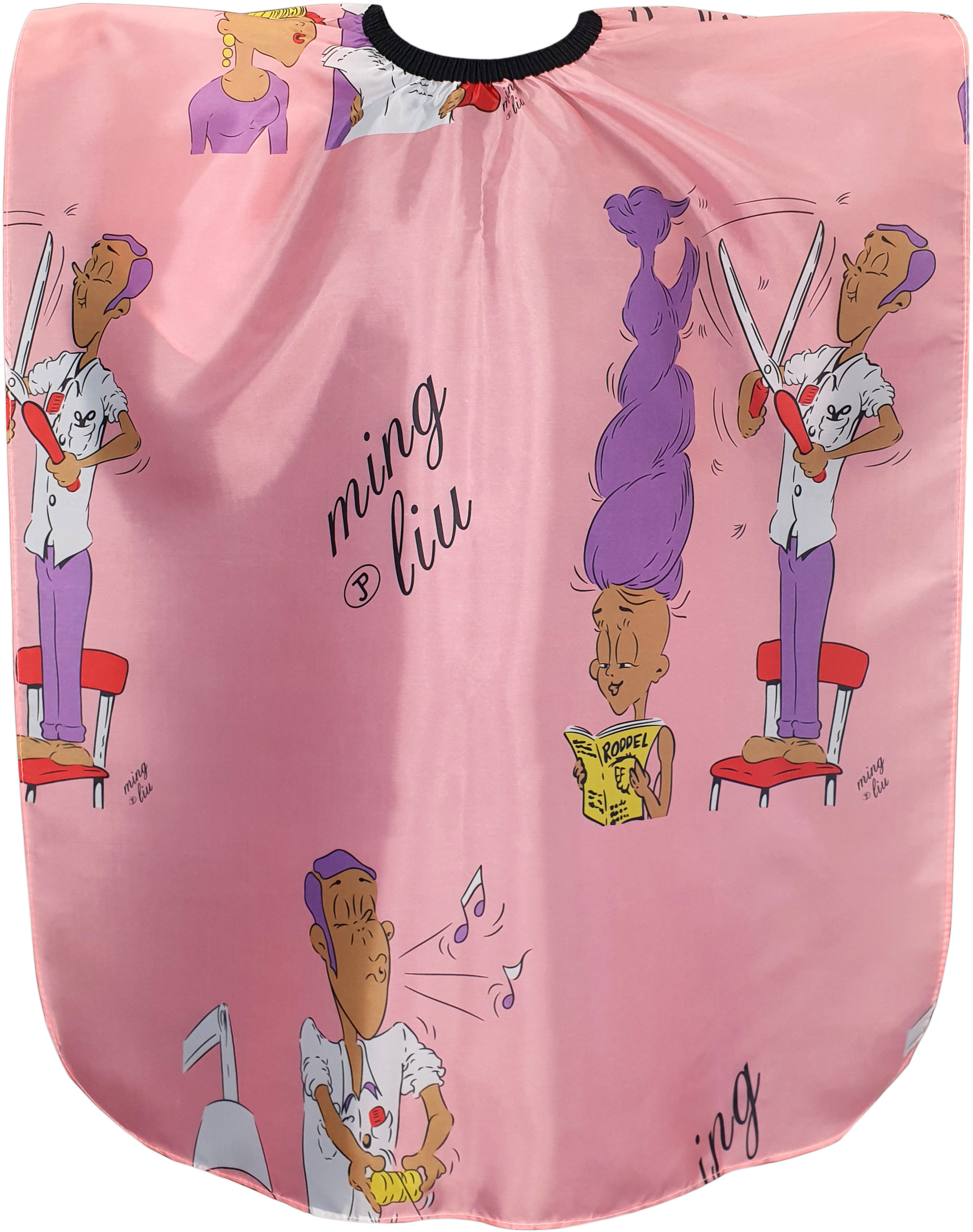 PELERYNA DZIECIĘCA FRYZJERSKA 120 CM PEL-80-DOCTOR-PINK
