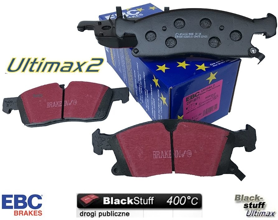 EBC Brakes Przednie klocki hamulcowe EBC Ultimax2 Dodge Durango 2011 DP1871