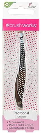 Brushworks Szczotki tradycyjne pincety, srebrne