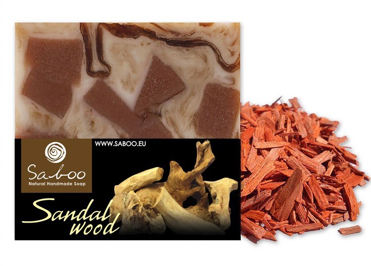 SABOO SABOO MYDŁO NATURALNE DRZEWO SANDAŁOWE 100G