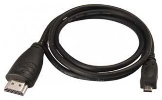 No name Kabel HDMI M HDMI micro M High Speed 2m czarny KM020NYN01