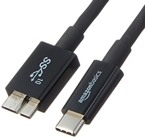 AmazonBasics USB-C to to Micro B 3.0 Cable, biały 0,9 m L6LUC007-CS-R