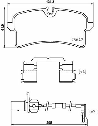Brembo BREMBO P 85 151 okładziny hamulcowe P 85 151