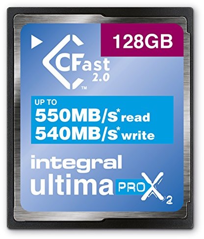 Integral UltimaPro X2 32 GB CFast 2.0 pamięć flash 128 GB INCFA128G-550/540