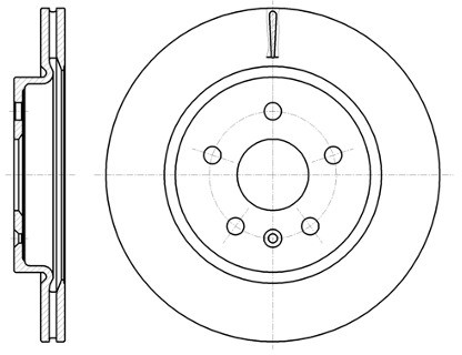 Roadhouse Tarcza hamulcowa 61284.10