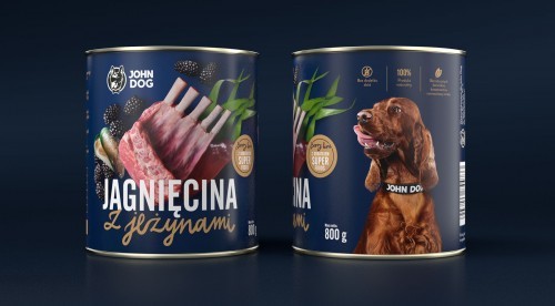 John Dog Jagnięcina z Jeżynami Berry Line 800g