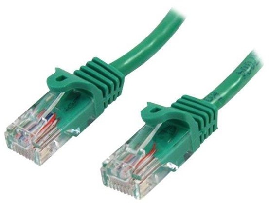 StarTech com 0.5m Green Cat5e / Cat 5 Snagless Ethernet Patch Cable 0.5 m - patch cable - 50 cm - green 45PAT50CMGN