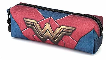 KARACTERMANIA Karactermania Wonder Woman emblemat róż Carré HS piórnik, 22 cm, wielokolorowy (Multicolour)