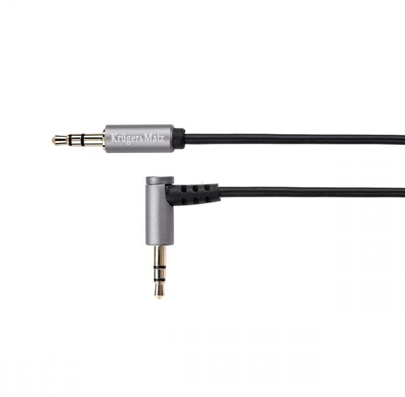 Kruger&Matz Kruger&Matz Wtyk kątowy wtyk prosty Jack 3,5mm stereo 3,0m (KM0314)