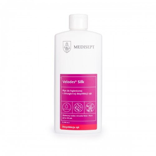 Medisept Velodes Silk 0,5 l Płyn do chirurgicznej i higienicznej dezynfekcji rąk