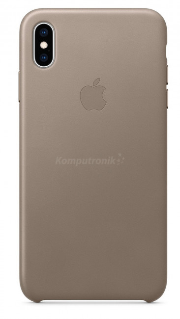 Apple iPhone XS Max Leather Case jasnobeżowy (MU6F2WB/A)