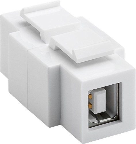 Goobay 79930 Keystone Module USB, PO obu stronach do zabudowy Czarny 79930