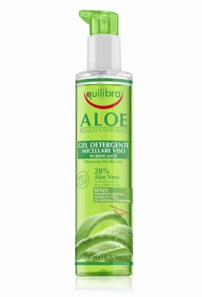 EQUILIBRA S.R.L Aloesowy oczyszczający żel micelarny do twarzy 200 ml 7073387