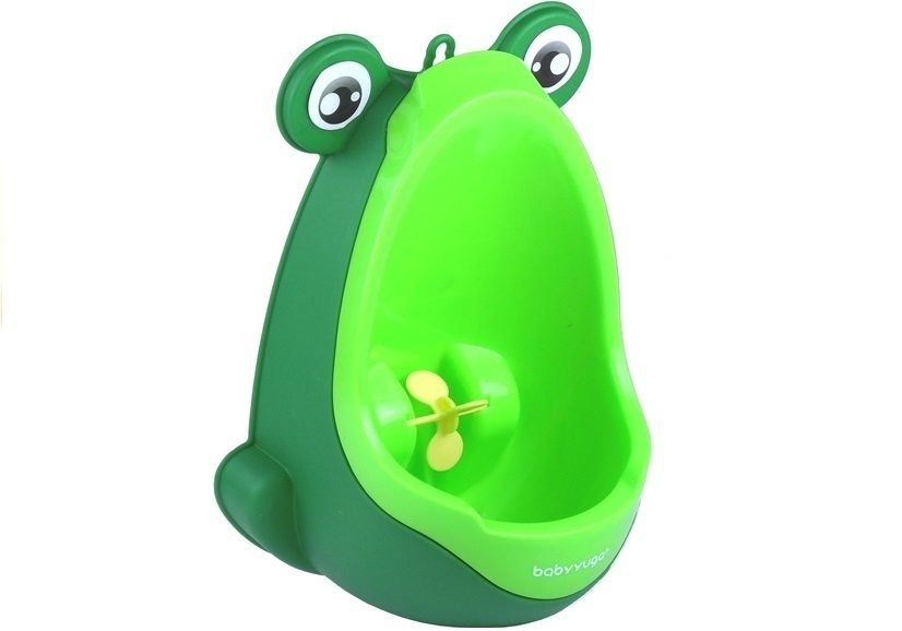 Import LEANToys Mini Pisuar Żabka Na Przyssawki Chłopięcy Zielony Import LEANToys 3448