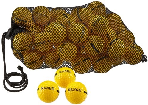 Second Chance Second szans piłka golfowa 100 Range  1 piece, żółty, 1 RANGE-1PC-YELLOW-100