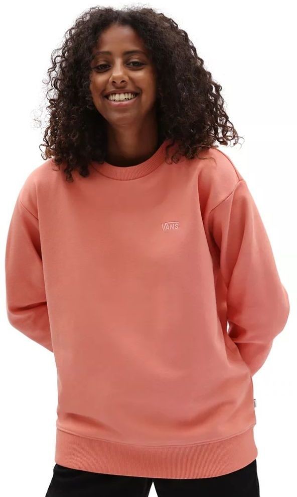 Vans bluza damska FLYING V BOYFRIEND FIT CREW Terra Cotta