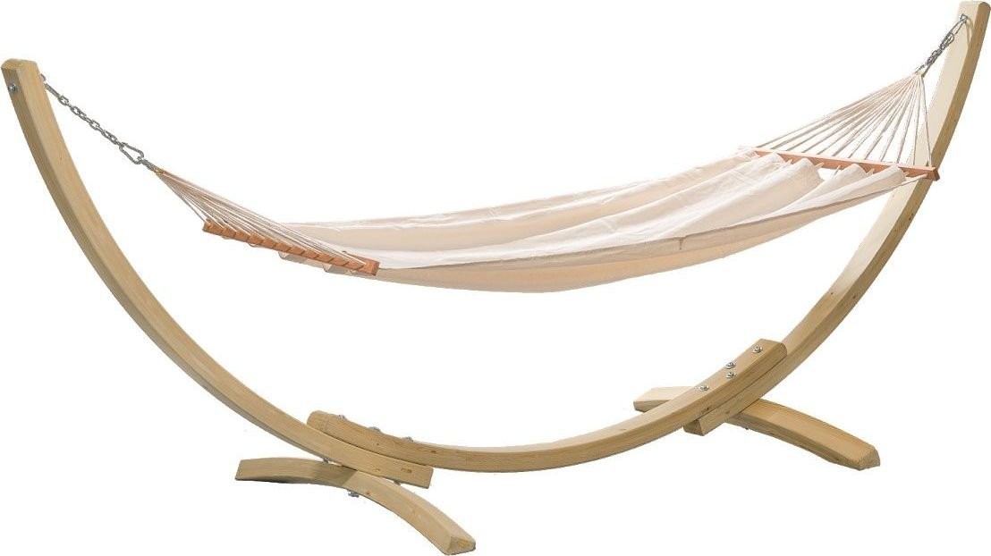 Elior Drewniany hamak do ogrodu ecru Amir 3X E11988Ala