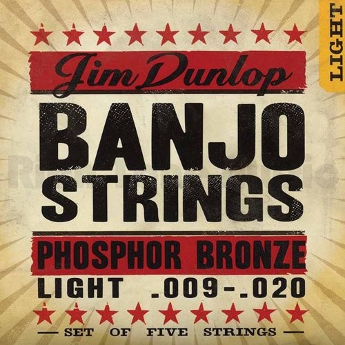 Dunlop DL STR DJP 009/020 Banjo phoshor String Light 5 String 38340092001