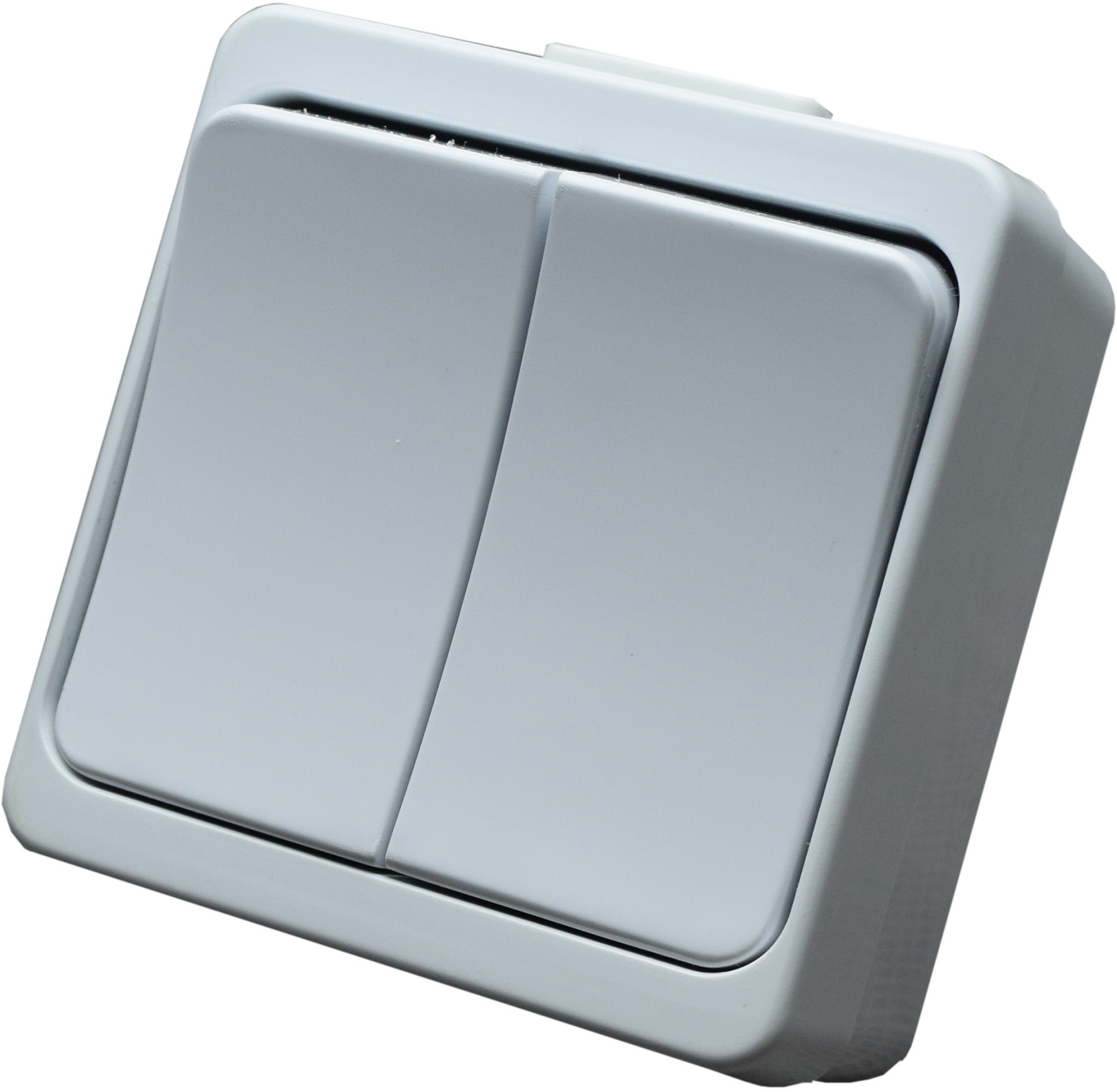 Decento podwójny świecznikowy Jantar IP44 biały