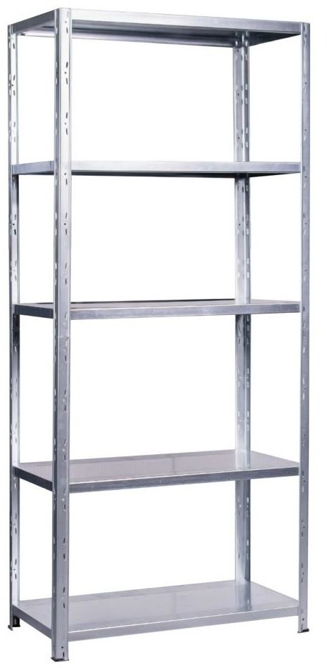 Metalkas Regał metalowy Galva 80 kg 180 x 75 x 35 cm